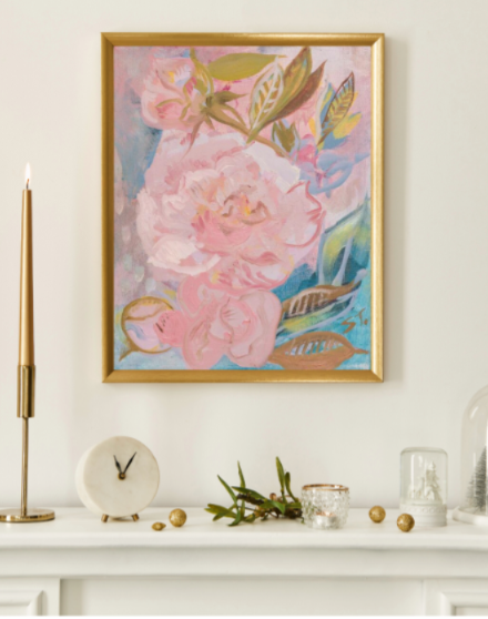 PRINT SET "The Summer House" Set of 4 Vertical Fine Art Giclee Reproductions