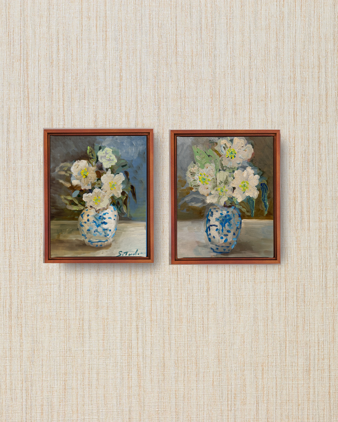 Reverie in Brown and Blue