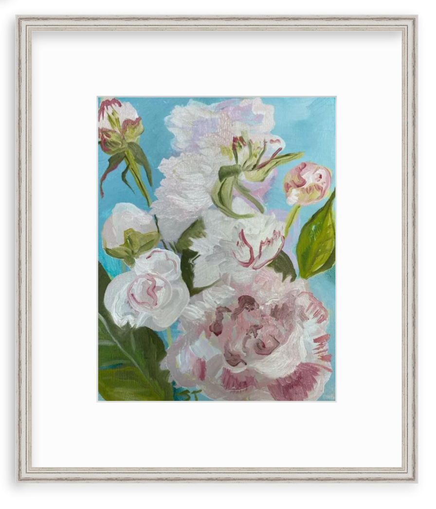 FRAMED PRINT "For Sarah Bernhardt" a Vertical Fine Art Giclee Reproduction