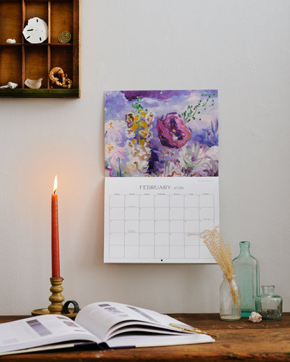 2026 Wall Calendar: "A Year in Flowers"