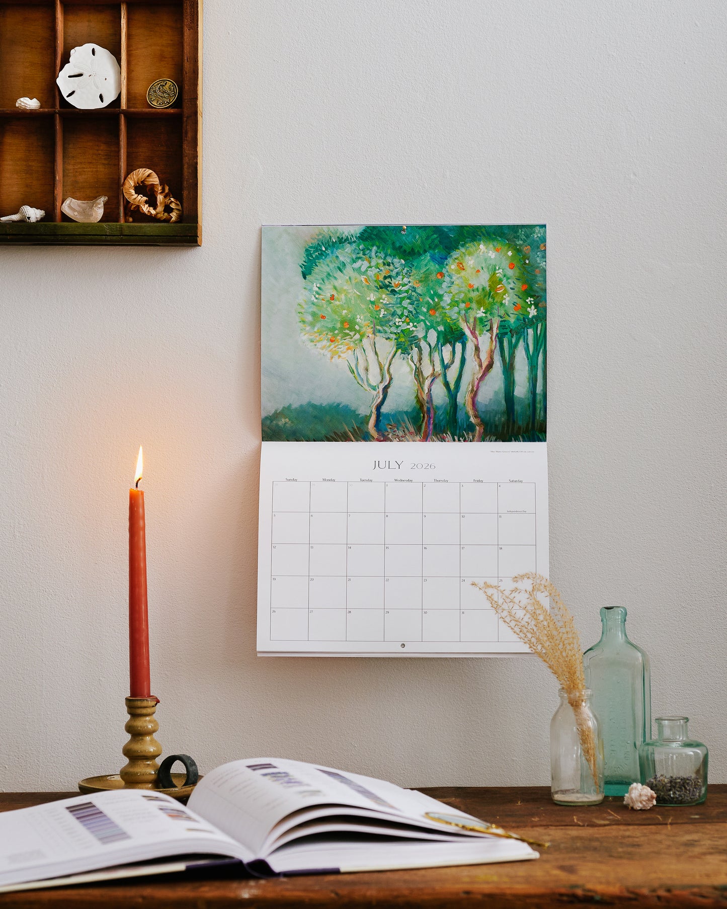 2026 Wall Calendar: "A Year in Flowers"