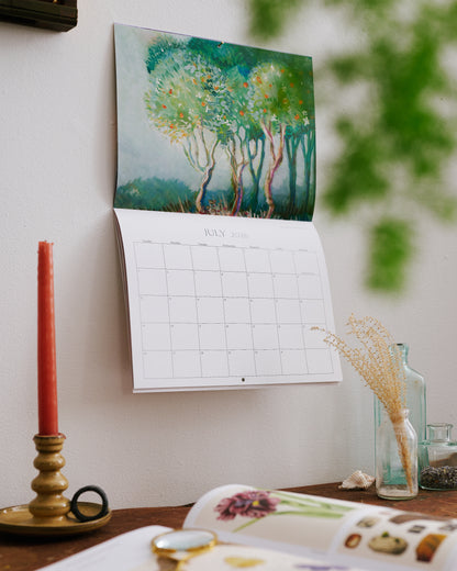 2026 Wall Calendar: "A Year in Flowers"