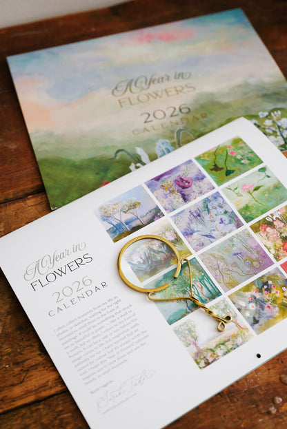 2026 Wall Calendar: "A Year in Flowers"