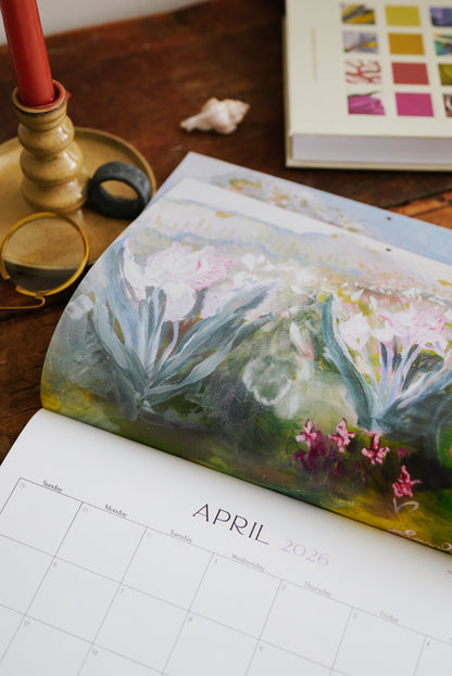 2026 Wall Calendar: "A Year in Flowers"