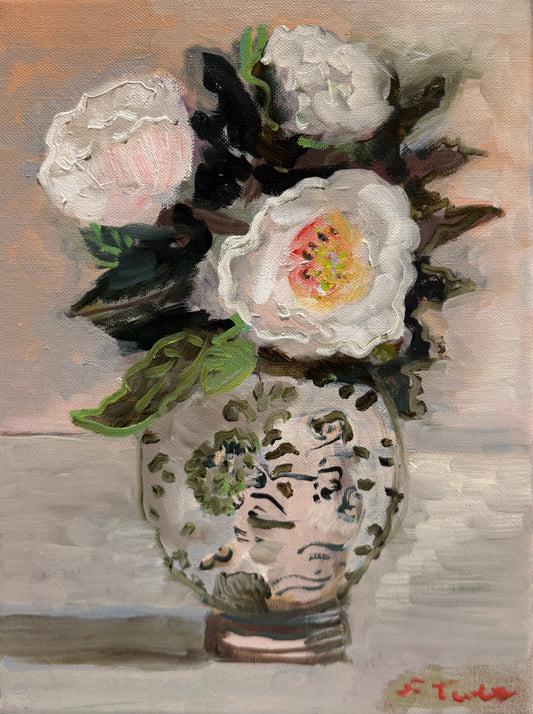 CANVAS PRINT-Reverie II in Cream