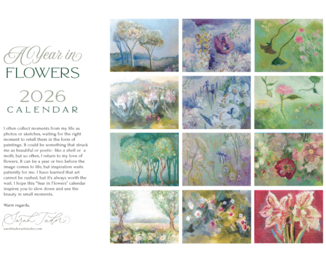 2026 Wall Calendar Pre-Order: "A Year in Flowers"