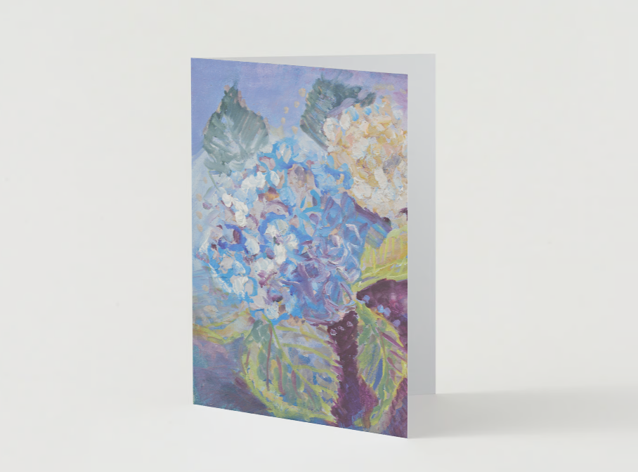 Hydrangea Folded Notecards (Set of 8)