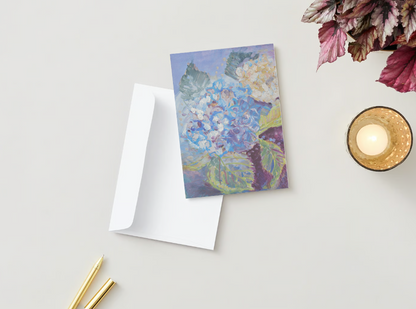 Hydrangea Folded Notecards (Set of 8)