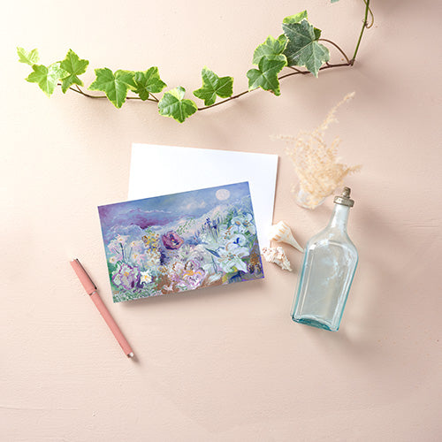 NOTECARD- Individual Moon Garden Folded Card