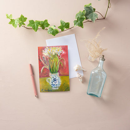 Individual Paperwhites Folded Notecard