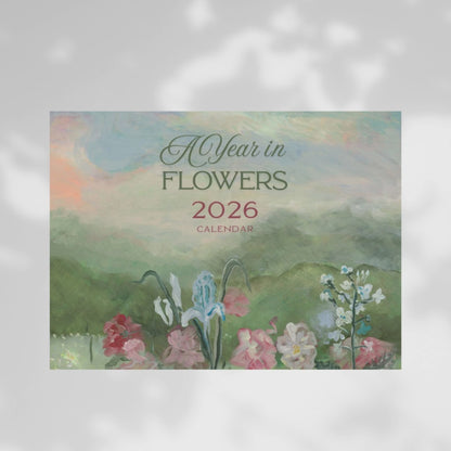 2026 Wall Calendar Pre-Order: "A Year in Flowers"
