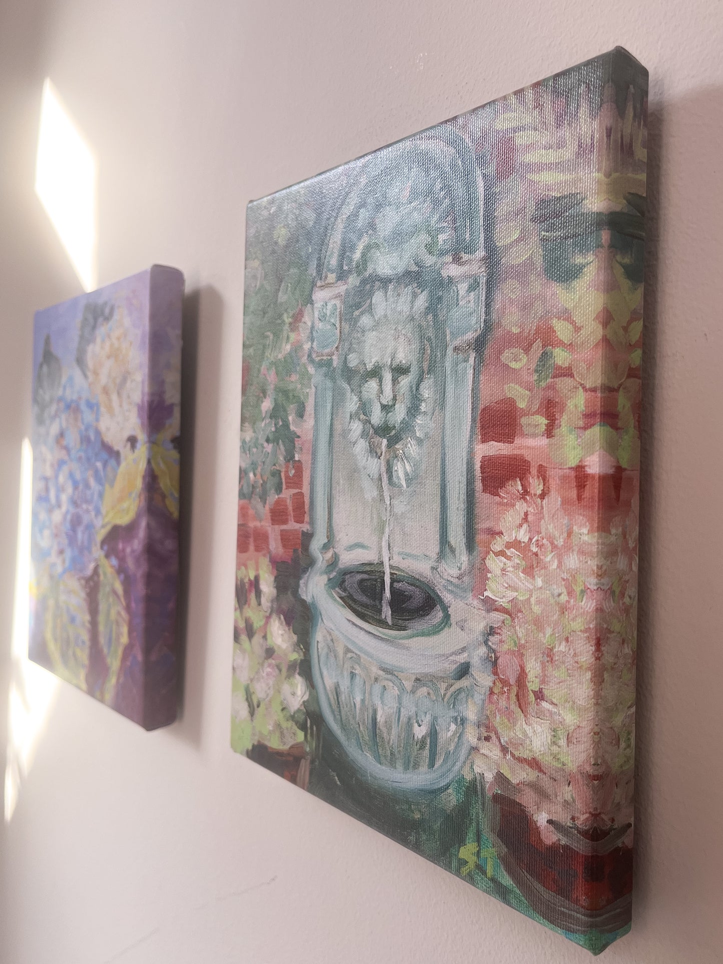 CANVAS PRINT "Hydrangea" A Vertical Fine Art Reproduction